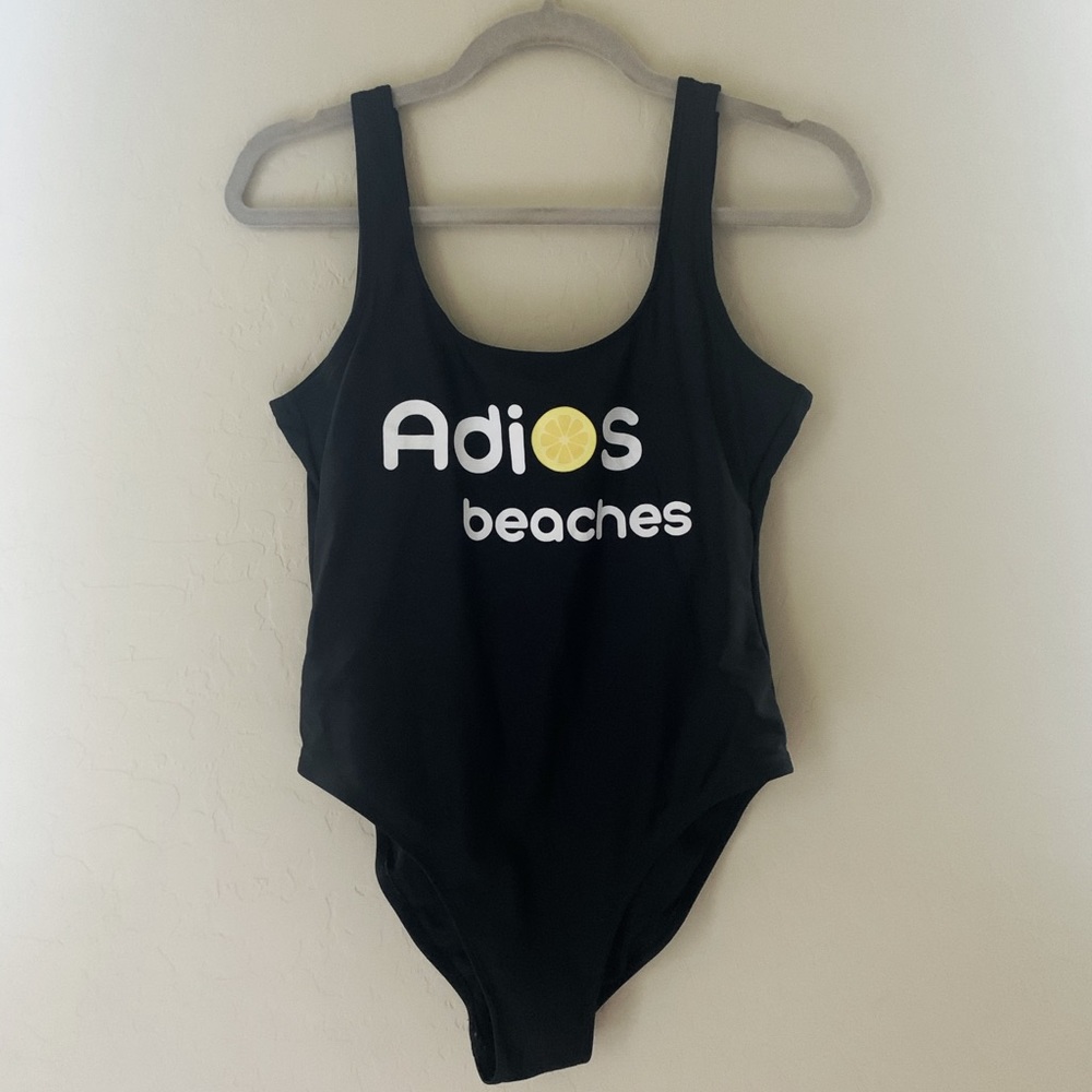 Black One Piece Swimsuit
